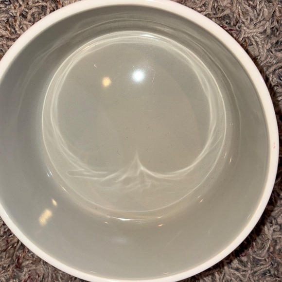 Rae Dunn White Ceramic 'NIBBLE' pet bowl - Picture 3 of 3